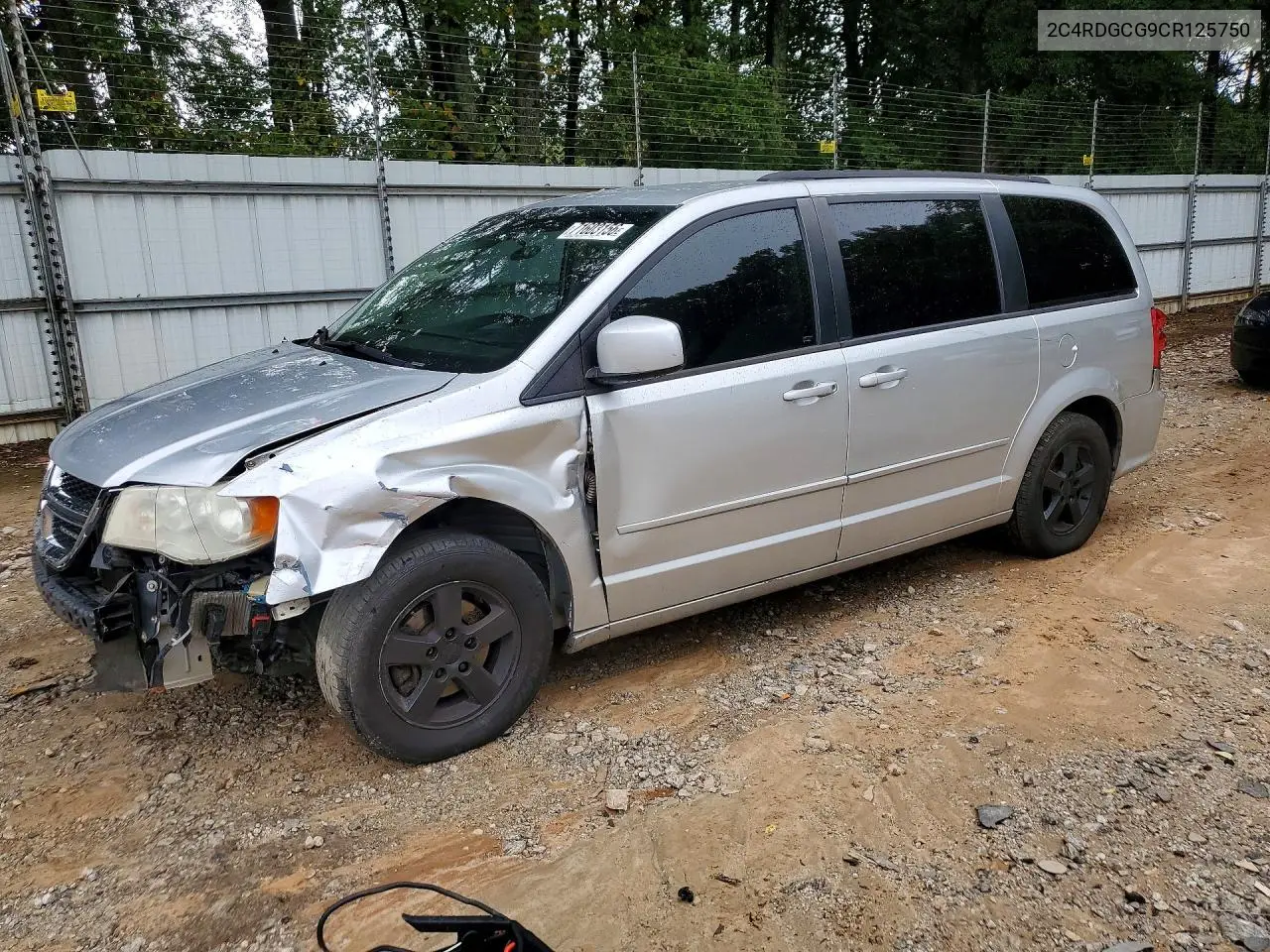 DODGE CARAVAN 2012, VIN 2C4RDGCG9CR125750
