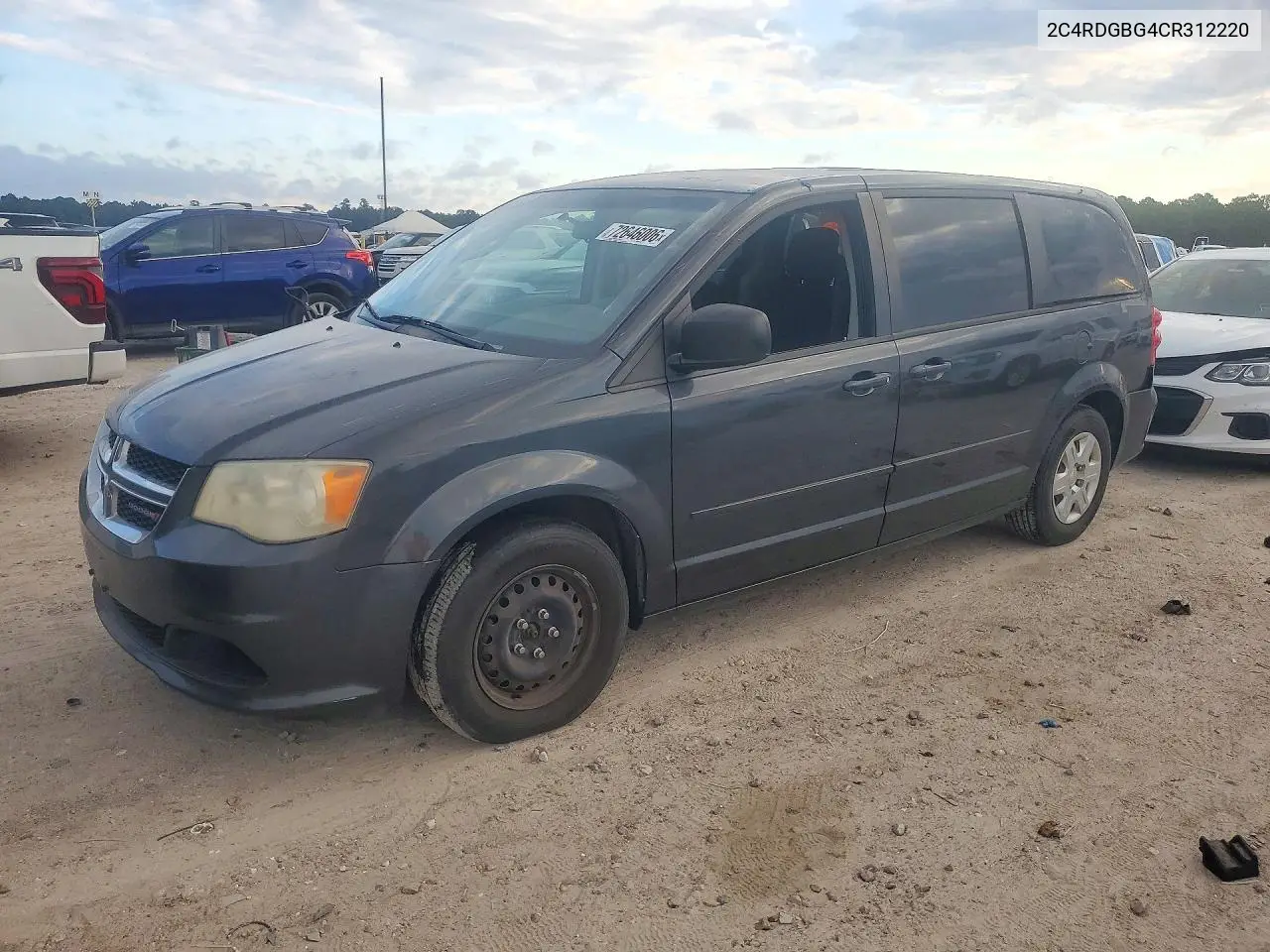 DODGE CARAVAN 2012, VIN 2C4RDGBG4CR312220
