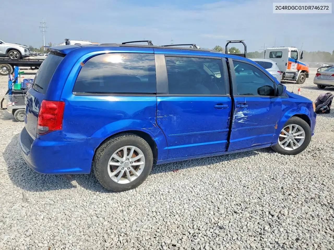 2013 DODGE CARAVAN VIN 2C4RDGCG1DR746272 — фото 3