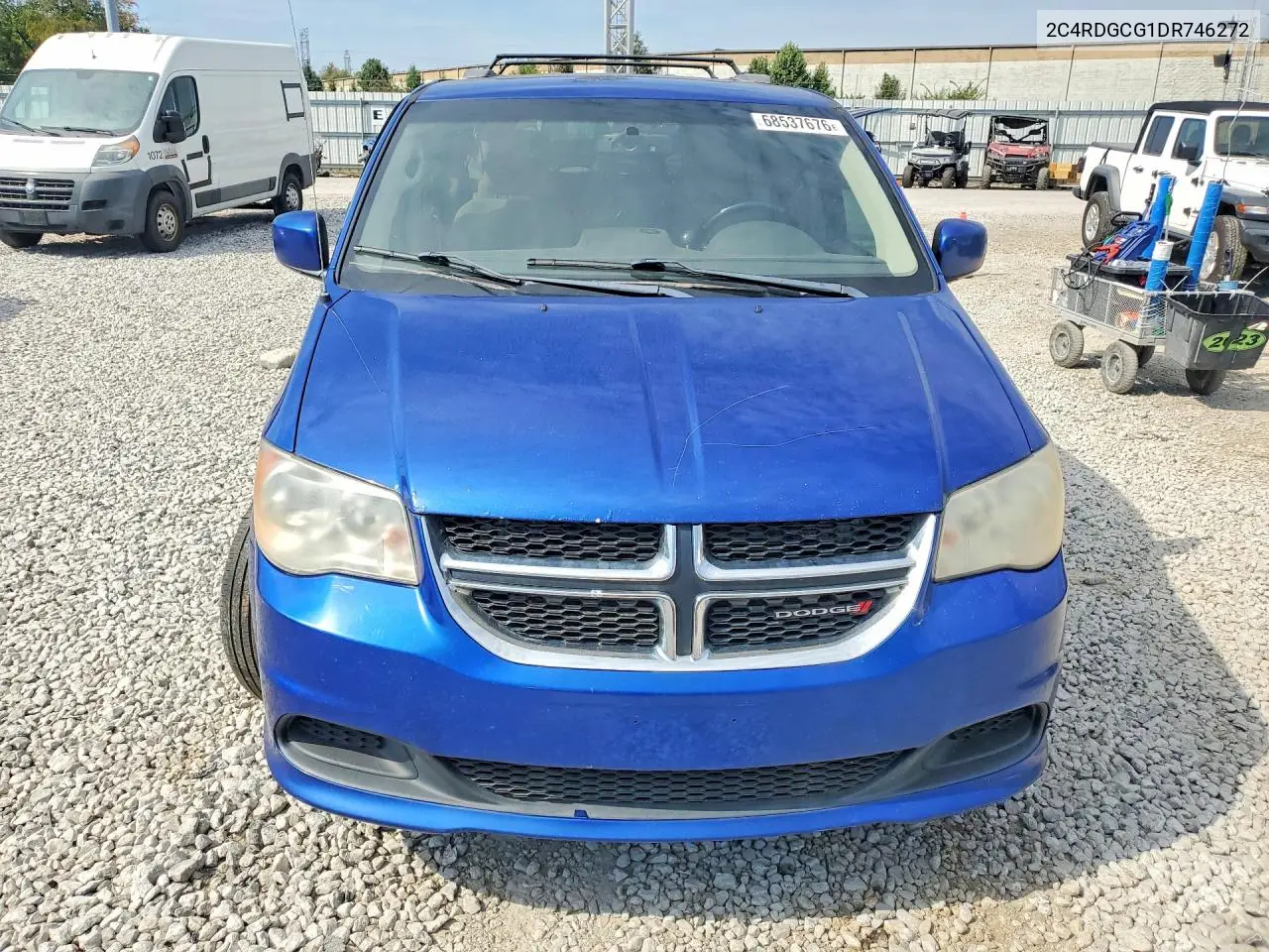 2013 DODGE CARAVAN VIN 2C4RDGCG1DR746272 — фото 5
