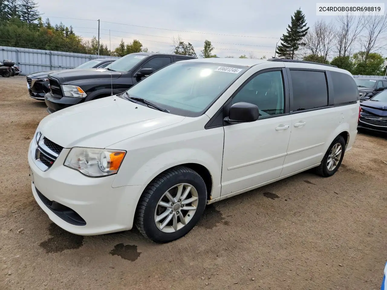 DODGE CARAVAN 2013, VIN 2C4RDGBG8DR698819