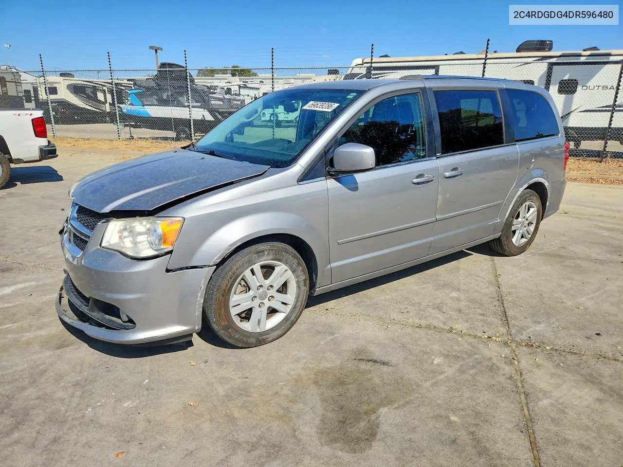 DODGE CARAVAN 2013, VIN 2C4RDGDG4DR596480