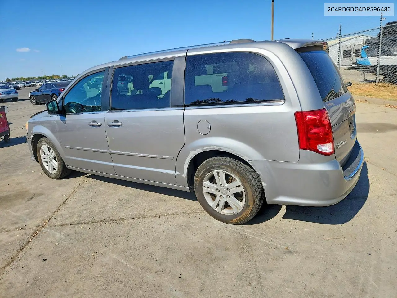 2013 DODGE CARAVAN VIN 2C4RDGDG4DR596480 — фото 2