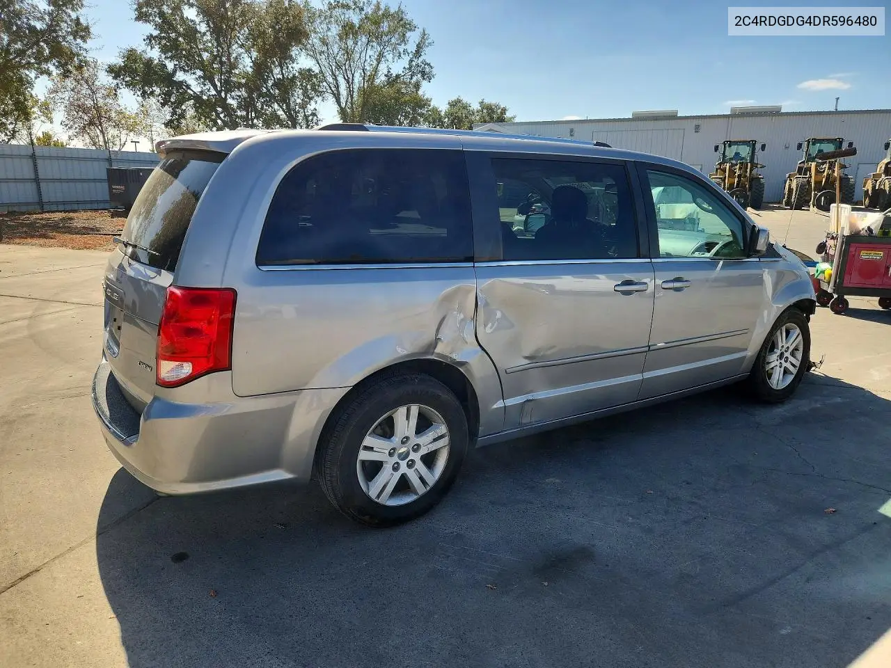 2013 DODGE CARAVAN VIN 2C4RDGDG4DR596480 — фото 3