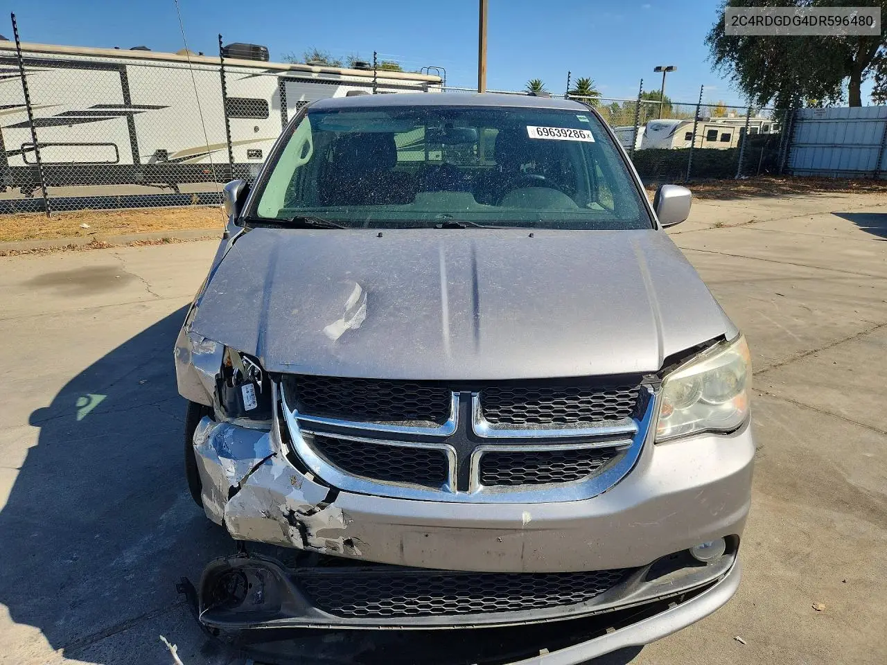 2013 DODGE CARAVAN VIN 2C4RDGDG4DR596480 — фото 5