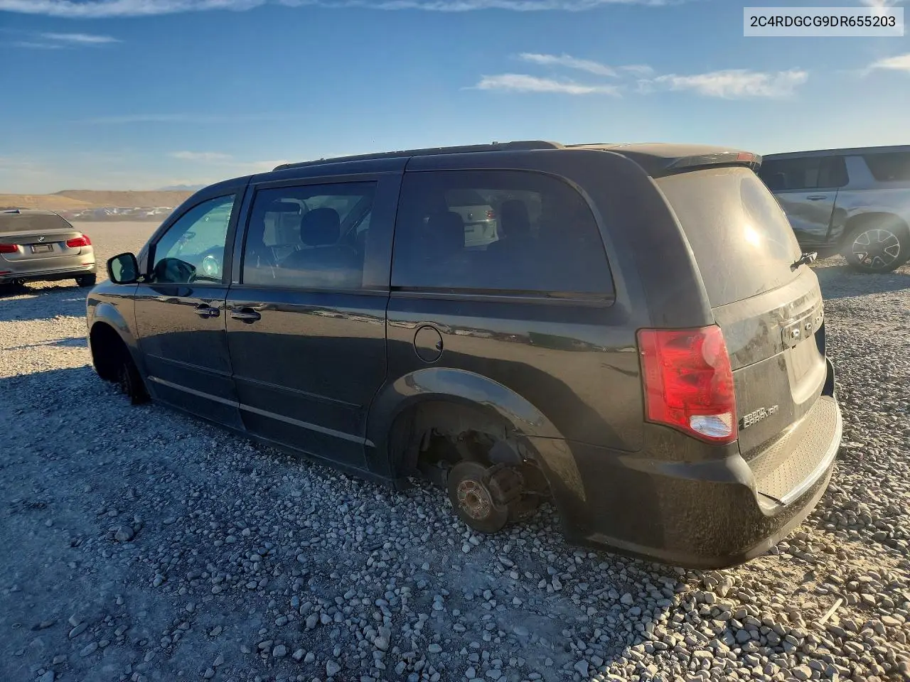 2013 DODGE CARAVAN VIN 2C4RDGCG9DR655203 — фото 3