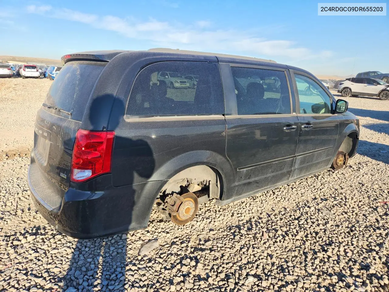 2013 DODGE CARAVAN VIN 2C4RDGCG9DR655203 — фото 4