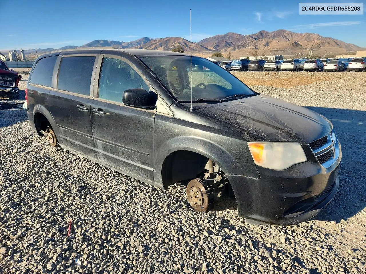 2013 DODGE CARAVAN VIN 2C4RDGCG9DR655203 — фото 5