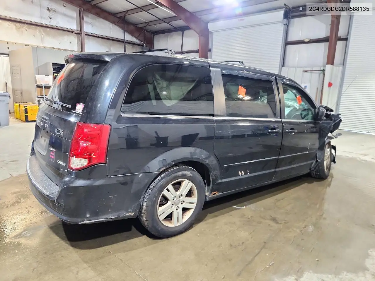 2013 DODGE CARAVAN VIN 2C4RDGDG2DR588135 — фото 3
