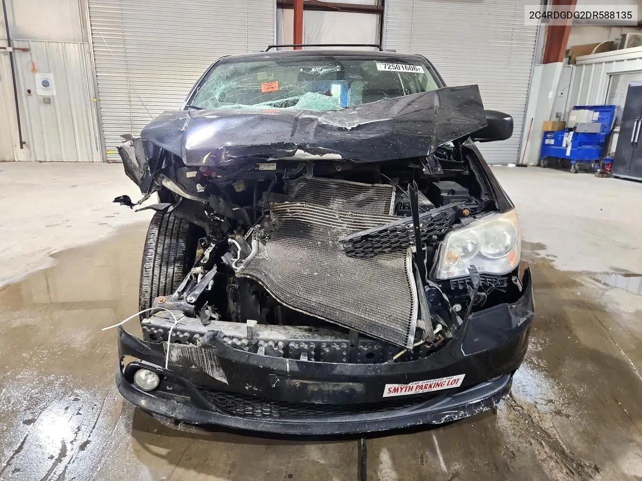 2013 DODGE CARAVAN VIN 2C4RDGDG2DR588135 — фото 5