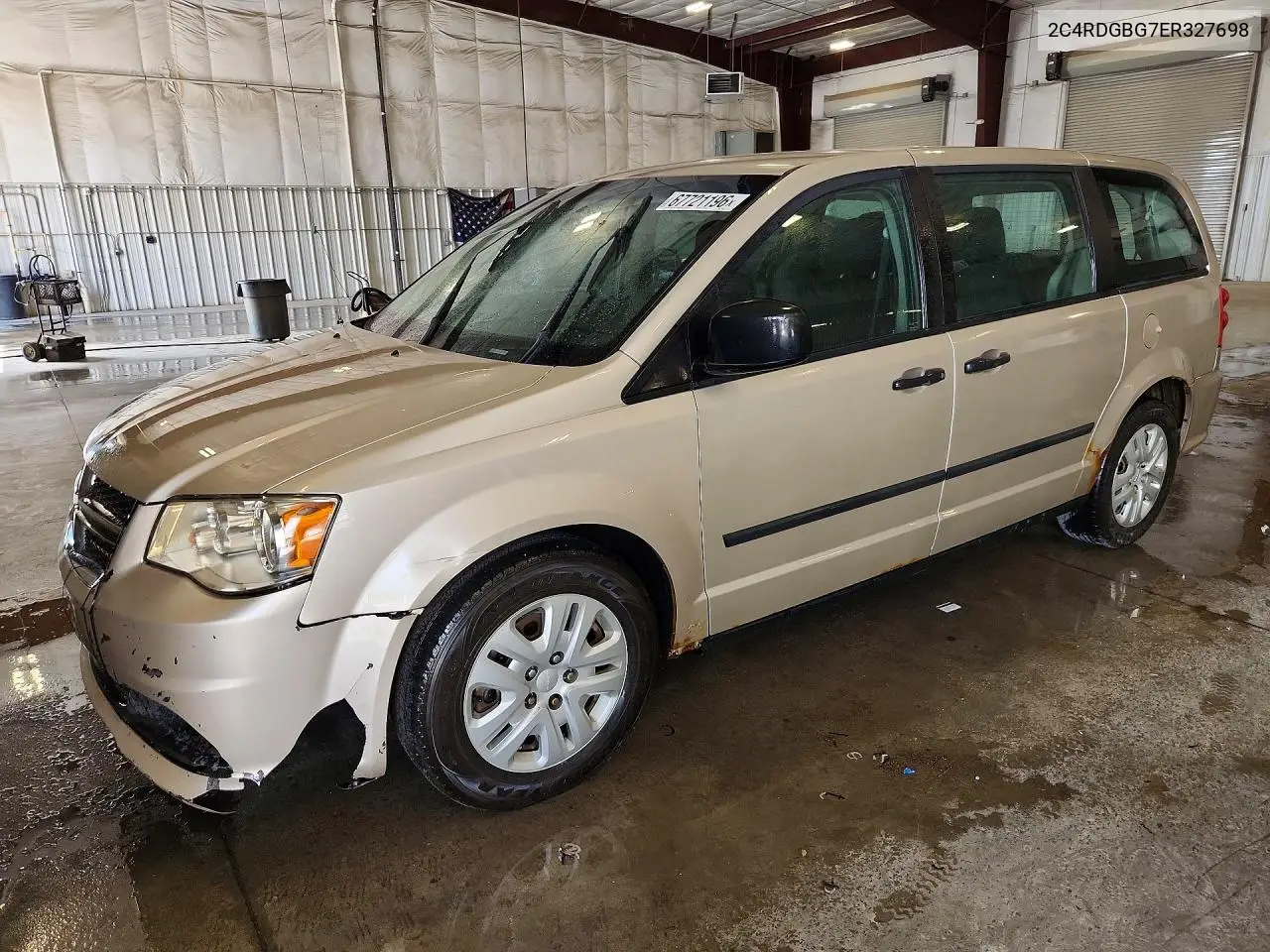DODGE CARAVAN 2014, VIN 2C4RDGBG7ER327698