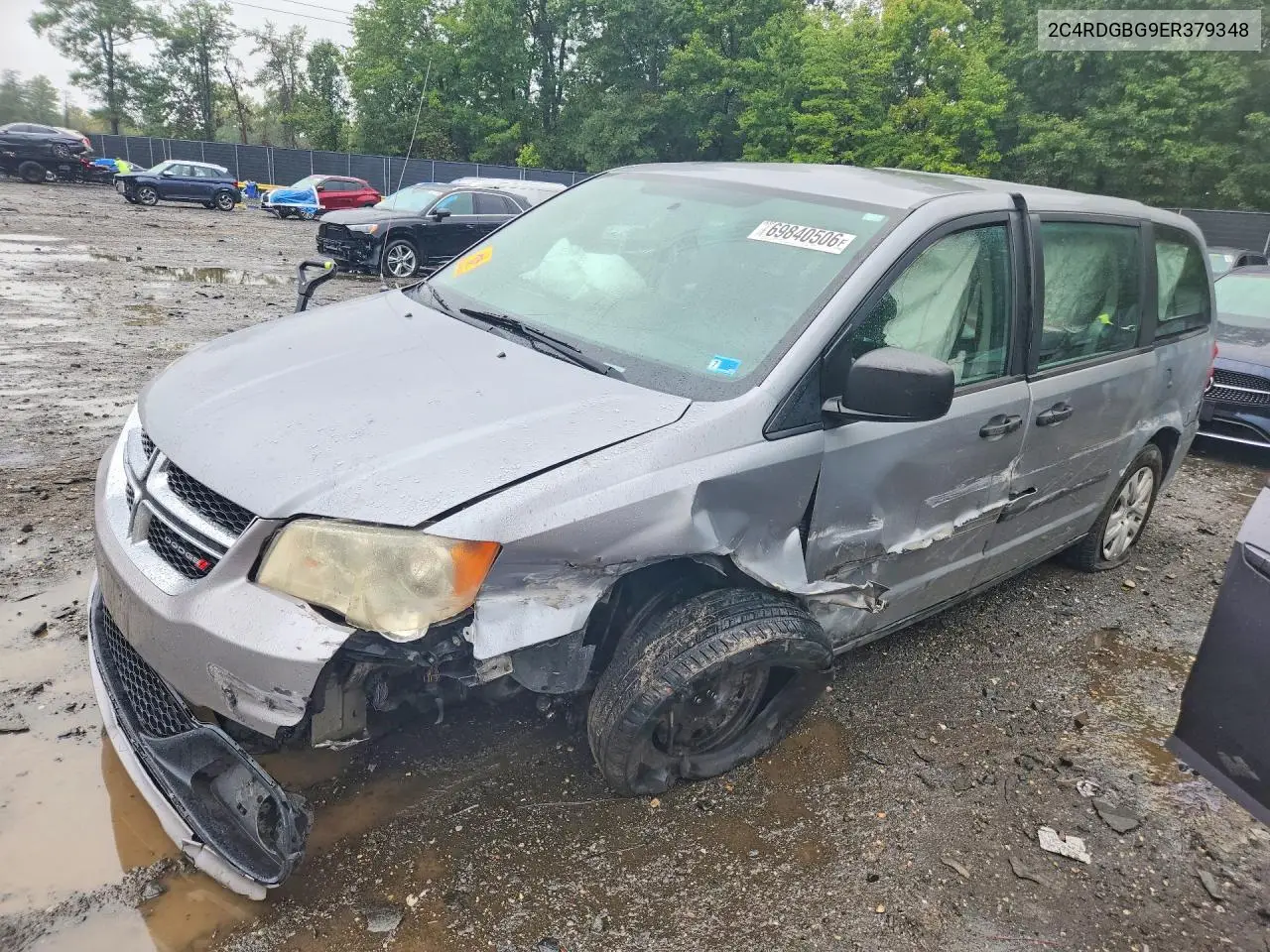 DODGE CARAVAN 2014, VIN 2C4RDGBG9ER379348
