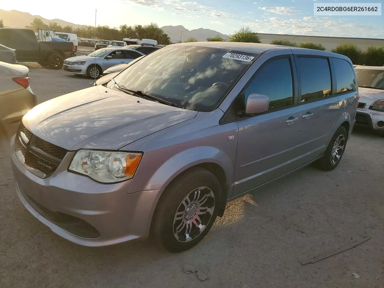 DODGE CARAVAN 2014, VIN 2C4RDGBG6ER261662