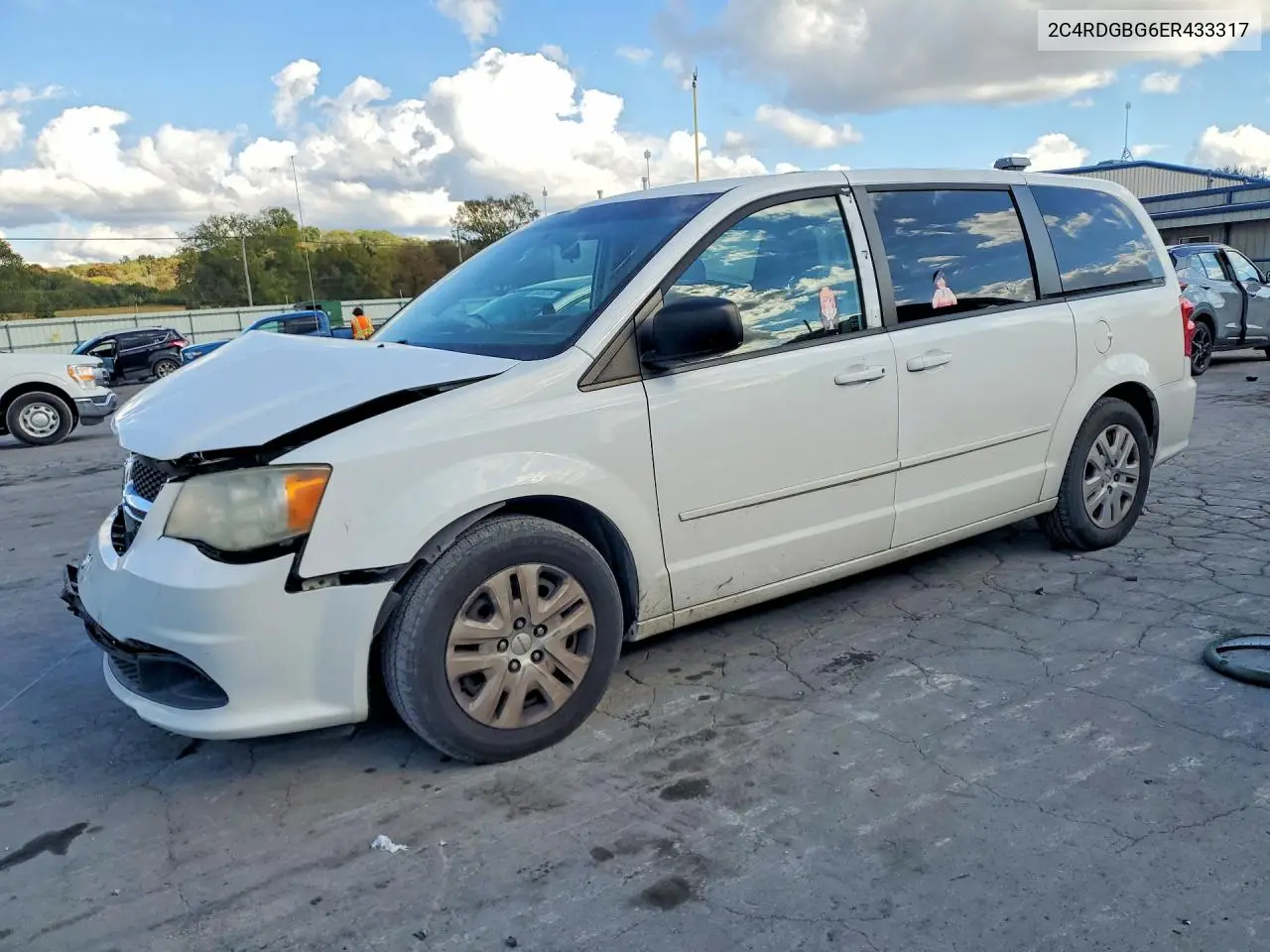 DODGE CARAVAN 2014, VIN 2C4RDGBG6ER433317