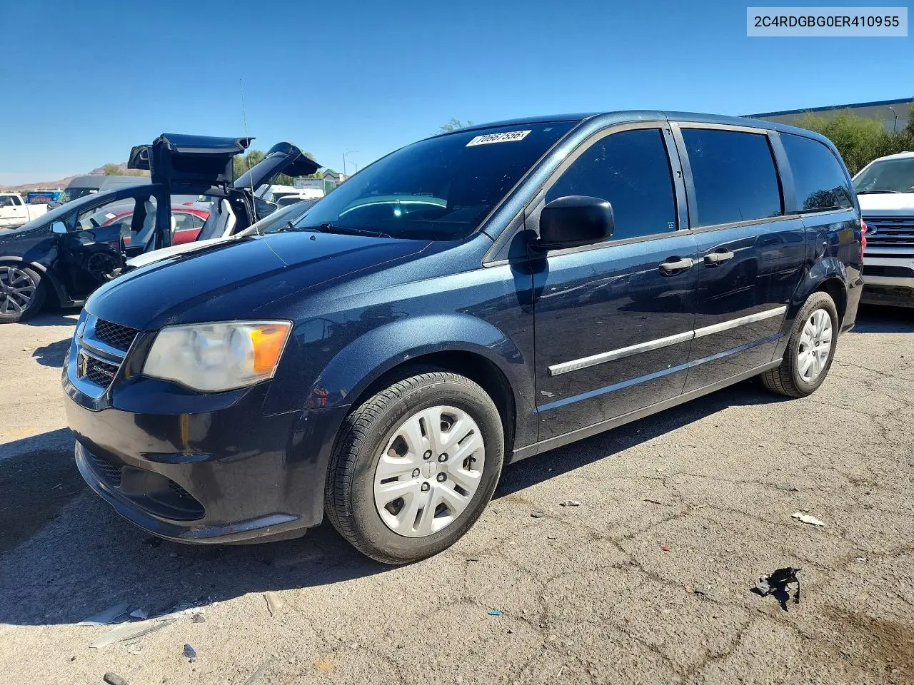 DODGE CARAVAN 2014, VIN 2C4RDGBG0ER410955
