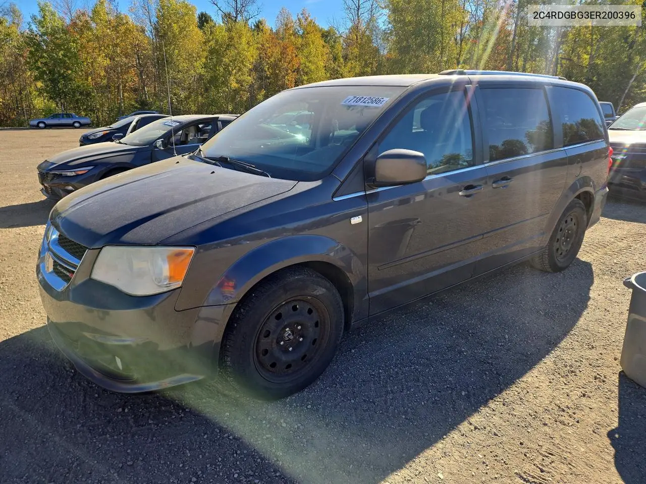 DODGE CARAVAN 2014, VIN 2C4RDGBG3ER200396