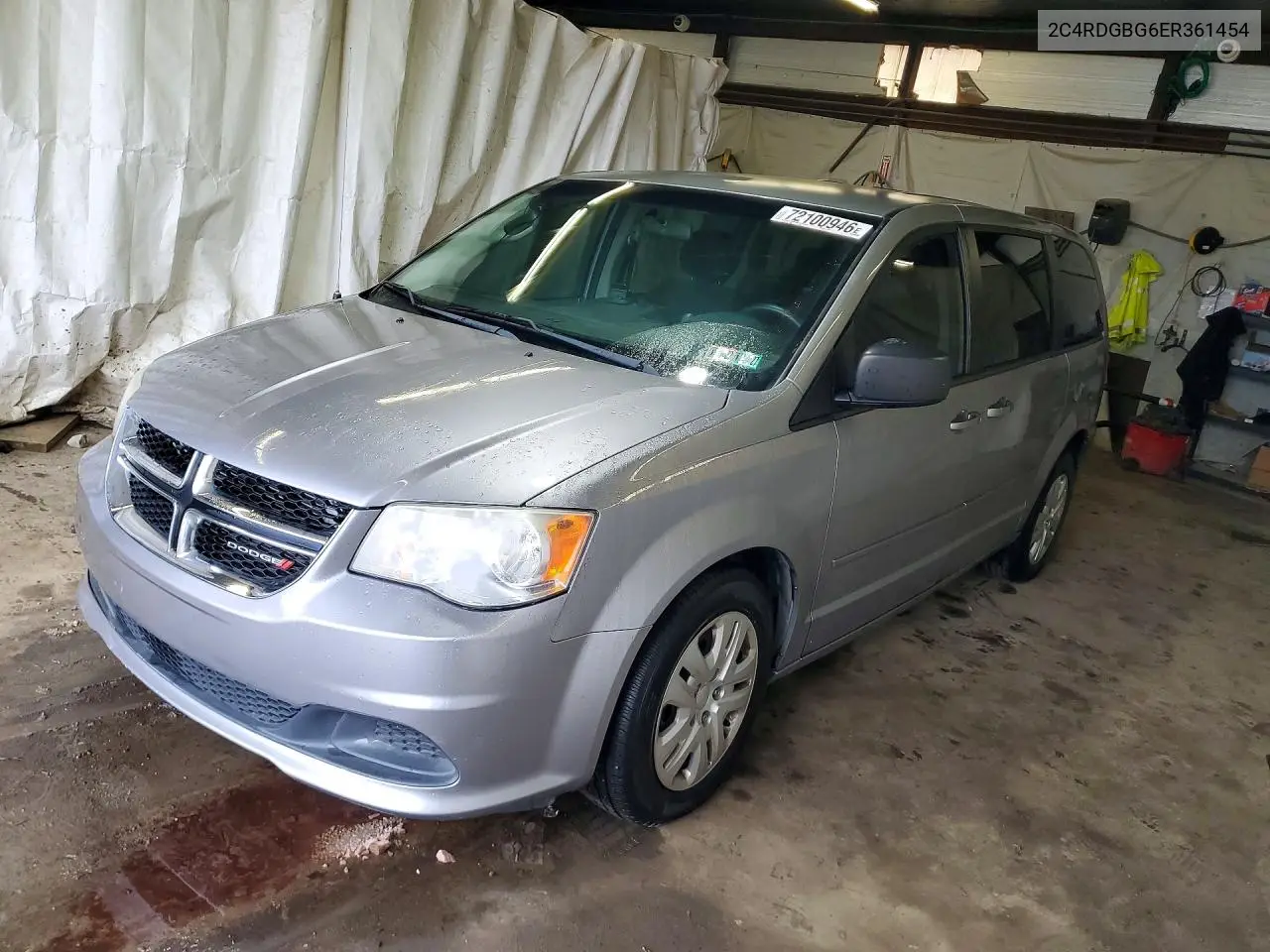 DODGE CARAVAN 2014, VIN 2C4RDGBG6ER361454