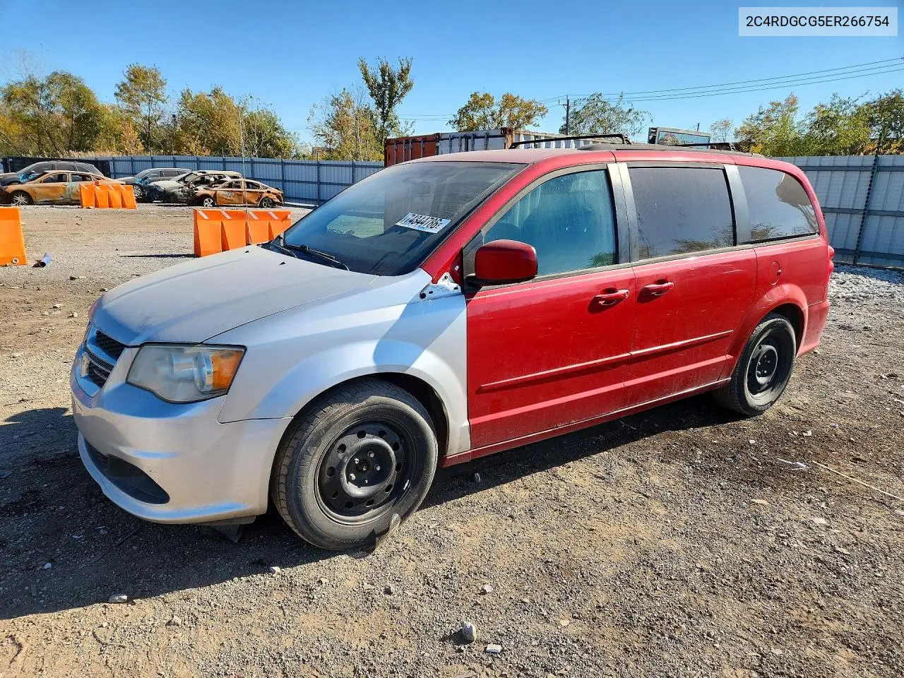 DODGE CARAVAN 2014, VIN 2C4RDGCG5ER266754