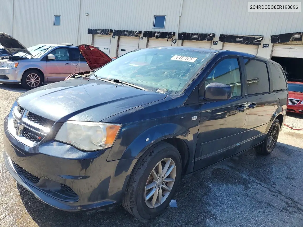 DODGE CARAVAN 2014, VIN 2C4RDGBG8ER193896