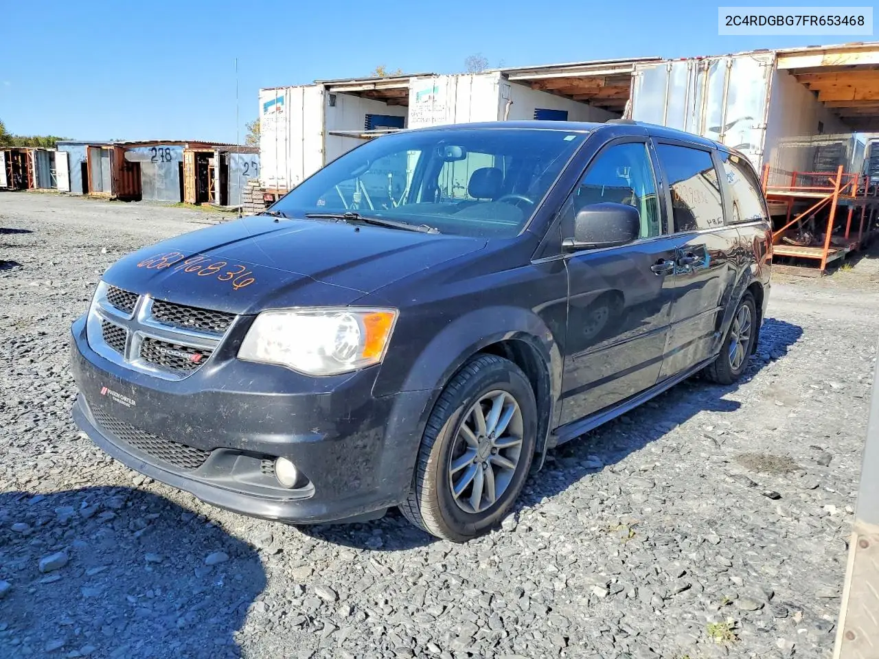 DODGE CARAVAN 2015, VIN 2C4RDGBG7FR653468