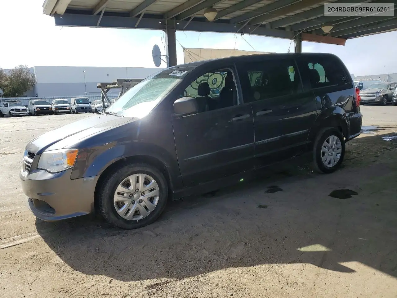 DODGE CARAVAN 2015, VIN 2C4RDGBG9FR616261