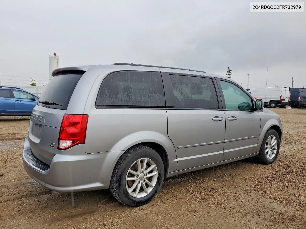 2015 DODGE CARAVAN VIN 2C4RDGCG2FR732979 — фото 3