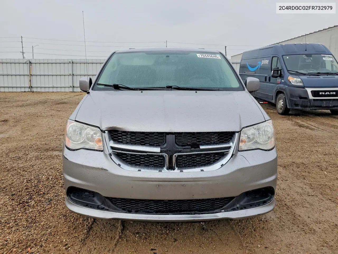 2015 DODGE CARAVAN VIN 2C4RDGCG2FR732979 — фото 5