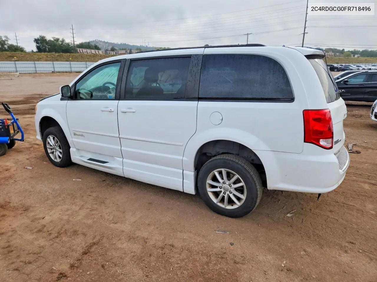 2015 DODGE CARAVAN VIN 2C4RDGCG0FR718496 — фото 2