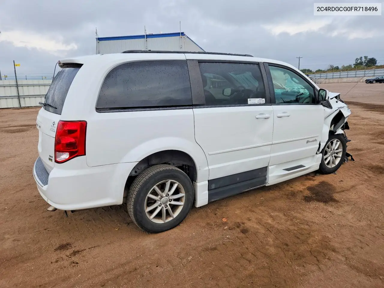 2015 DODGE CARAVAN VIN 2C4RDGCG0FR718496 — фото 3