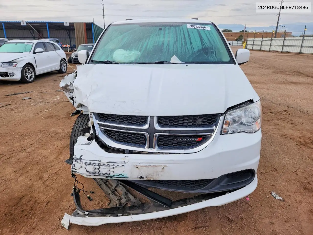 2015 DODGE CARAVAN VIN 2C4RDGCG0FR718496 — фото 5