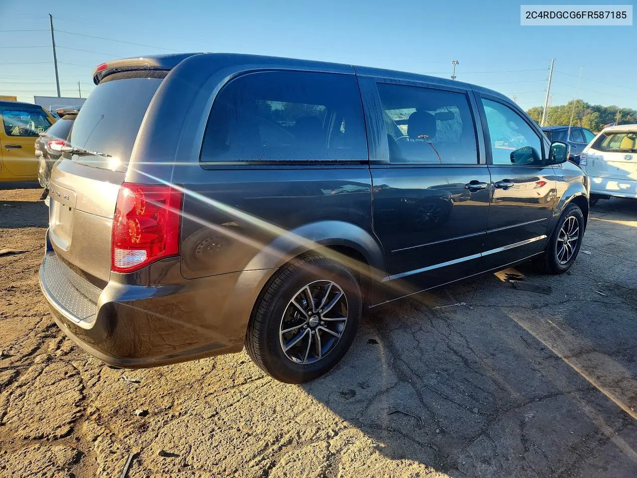 2015 DODGE CARAVAN VIN 2C4RDGCG6FR587185 — фото 3