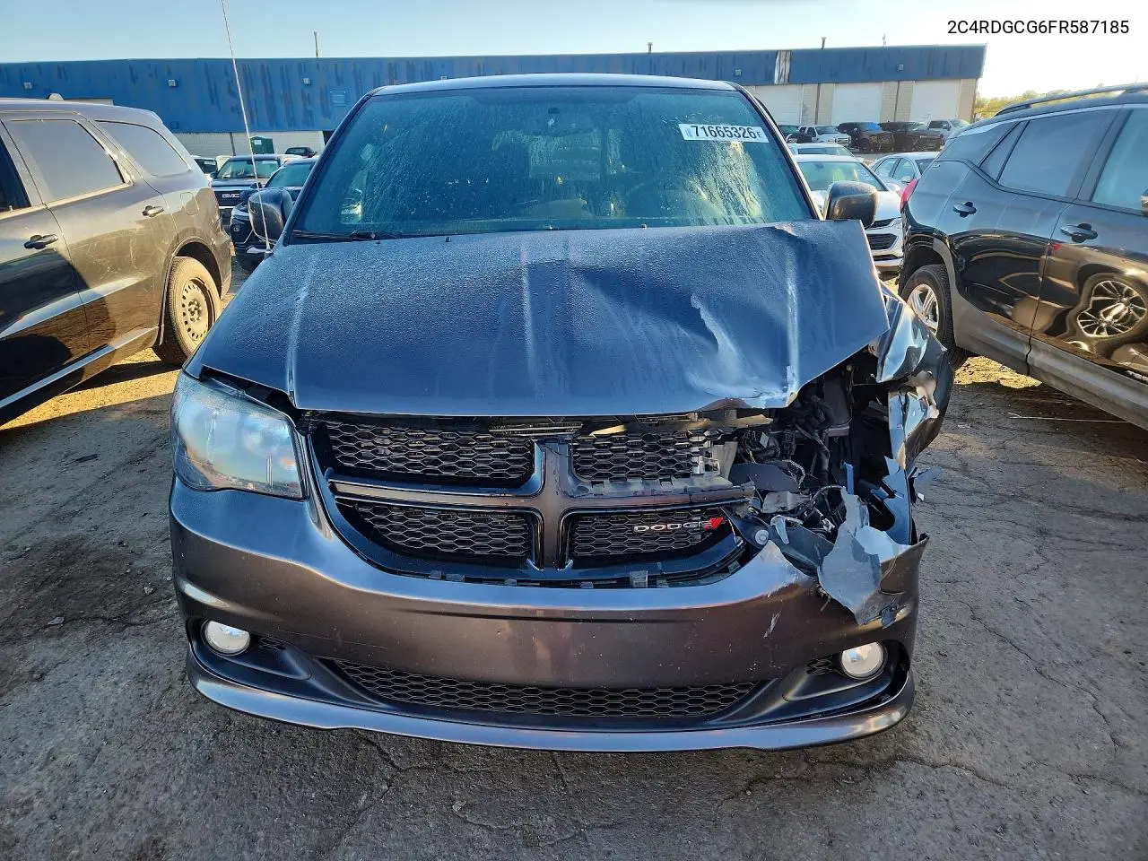 2015 DODGE CARAVAN VIN 2C4RDGCG6FR587185 — фото 5