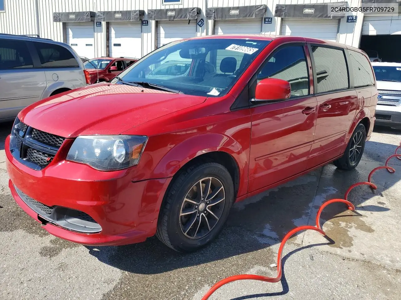 DODGE CARAVAN 2015, VIN 2C4RDGBG5FR709729