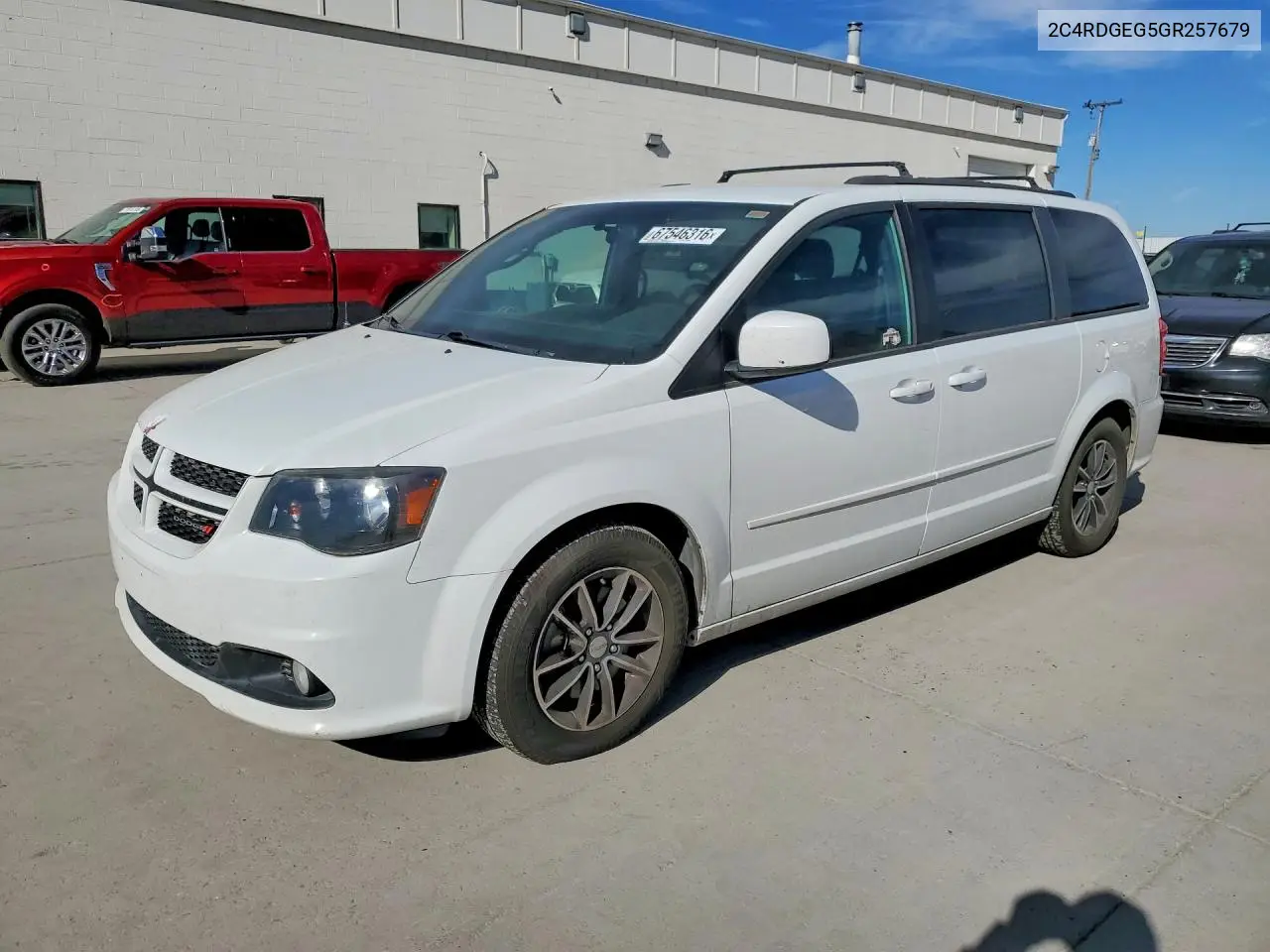DODGE CARAVAN 2016, VIN 2C4RDGEG5GR257679