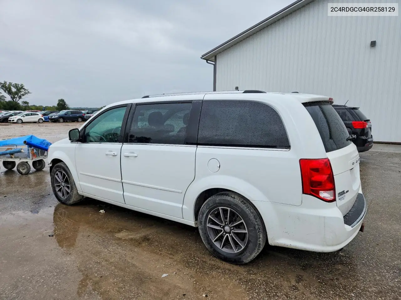 2016 DODGE CARAVAN VIN 2C4RDGCG4GR258129 — фото 2