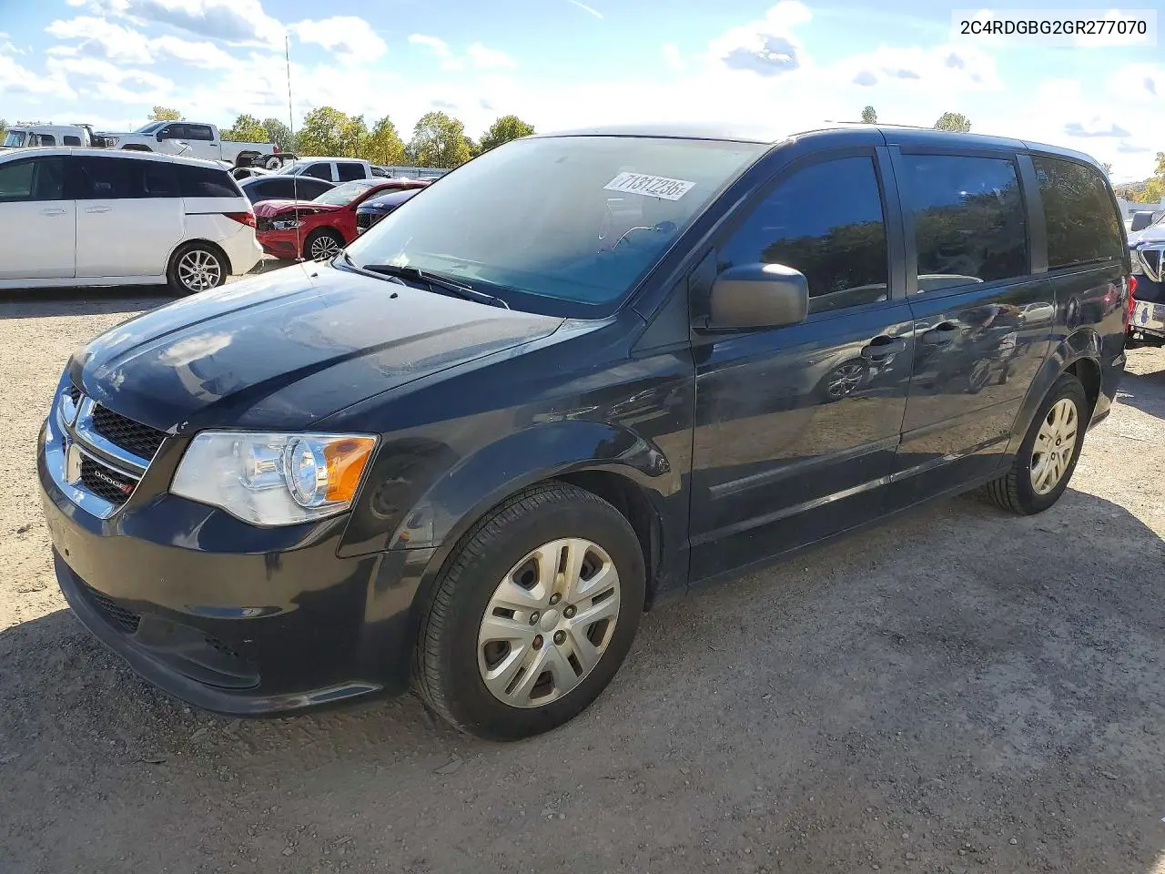 DODGE CARAVAN 2016, VIN 2C4RDGBG2GR277070