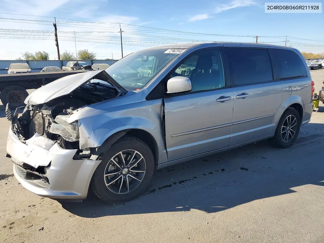 DODGE CARAVAN 2016, VIN 2C4RDGBG6GR211928