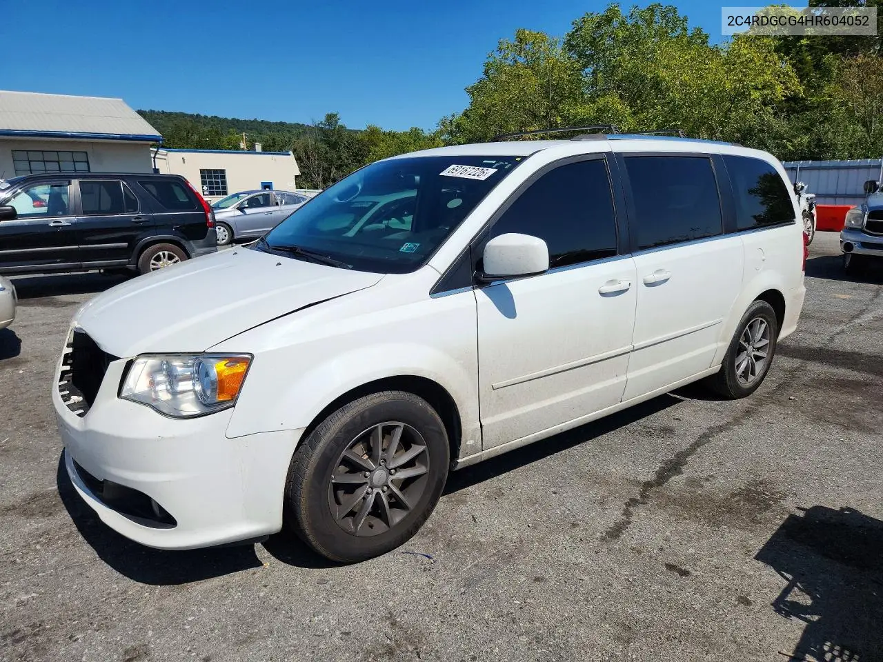 DODGE CARAVAN 2017, VIN 2C4RDGCG4HR604052