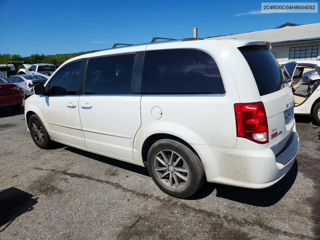 2017 DODGE CARAVAN VIN 2C4RDGCG4HR604052 — фото 2