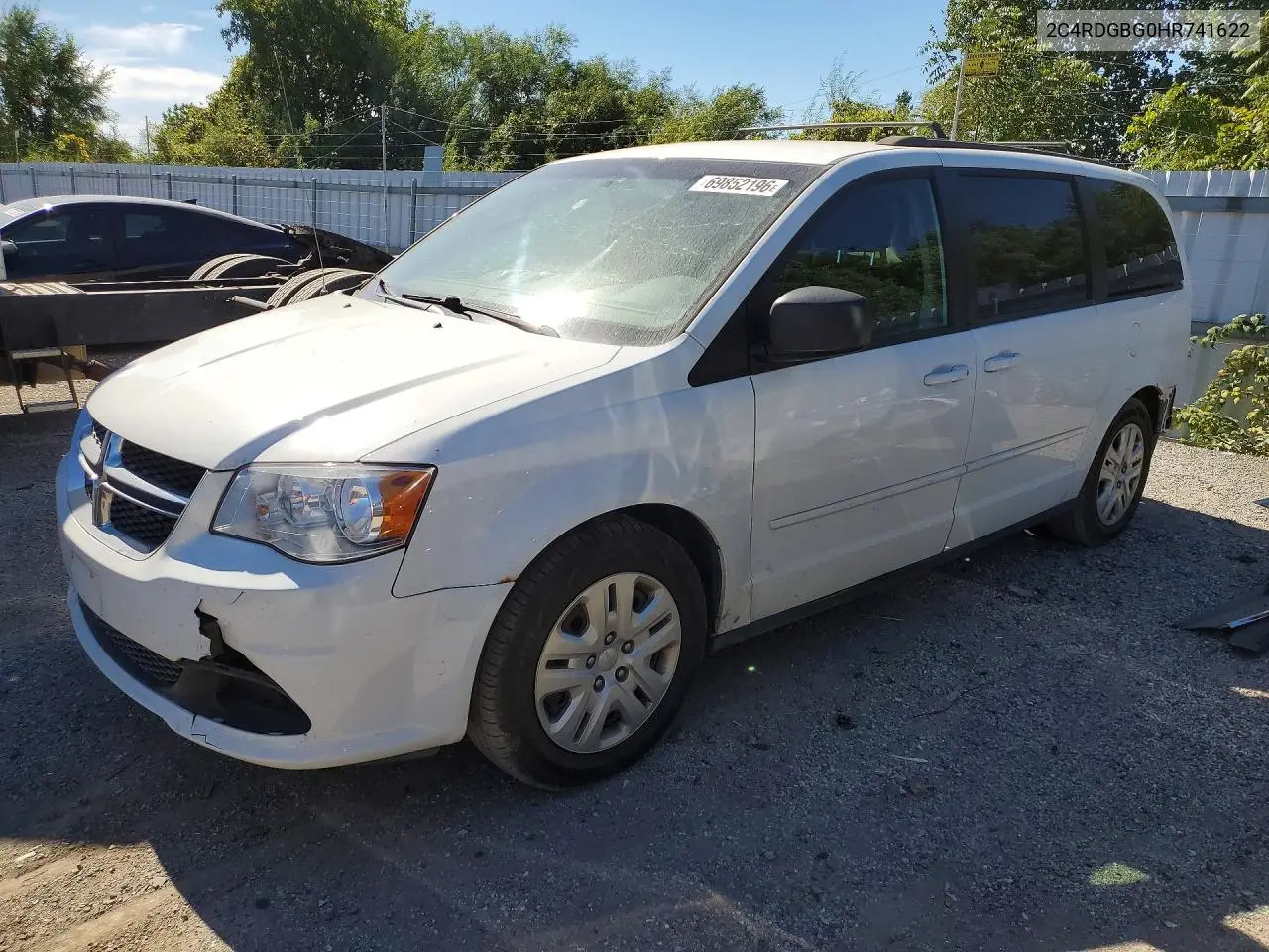 DODGE CARAVAN 2017, VIN 2C4RDGBG0HR741622