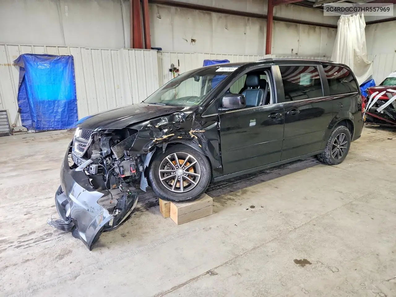DODGE CARAVAN 2017, VIN 2C4RDGCG7HR557969