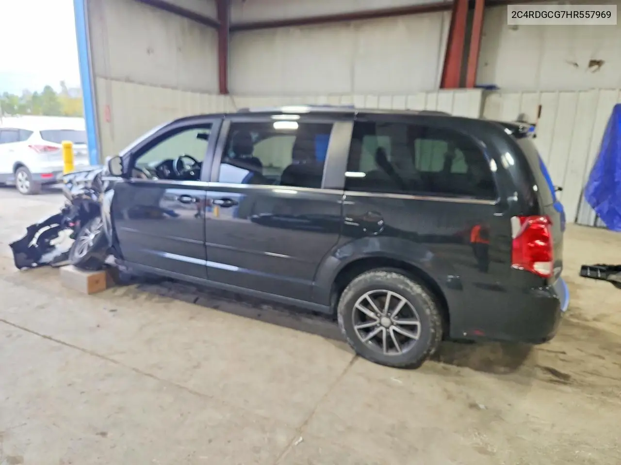 2017 DODGE CARAVAN VIN 2C4RDGCG7HR557969 — фото 2