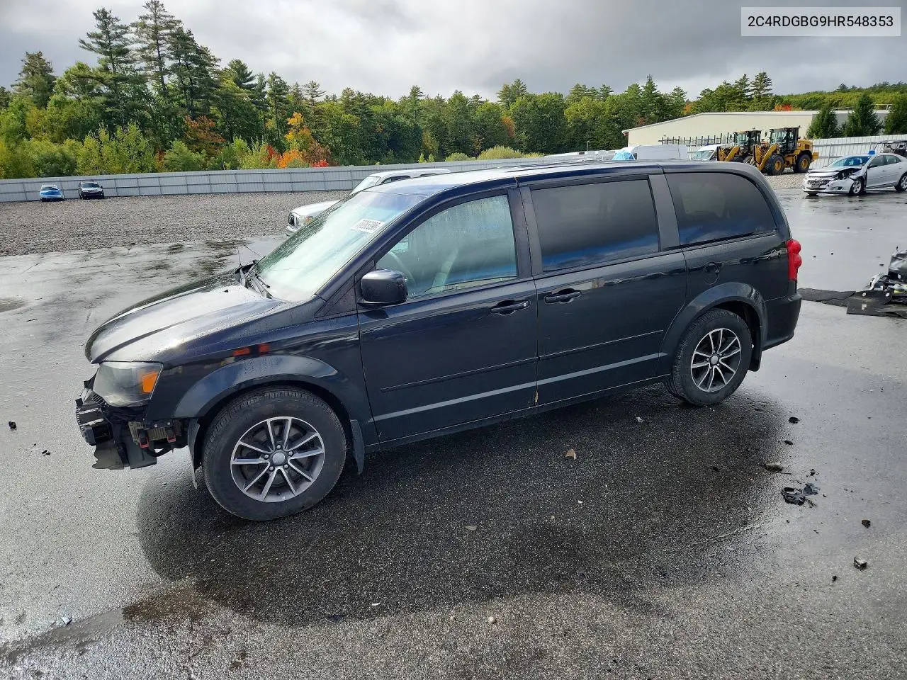DODGE CARAVAN 2017, VIN 2C4RDGBG9HR548353