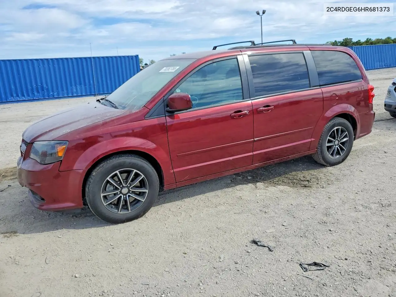 DODGE CARAVAN 2017, VIN 2C4RDGEG6HR681373