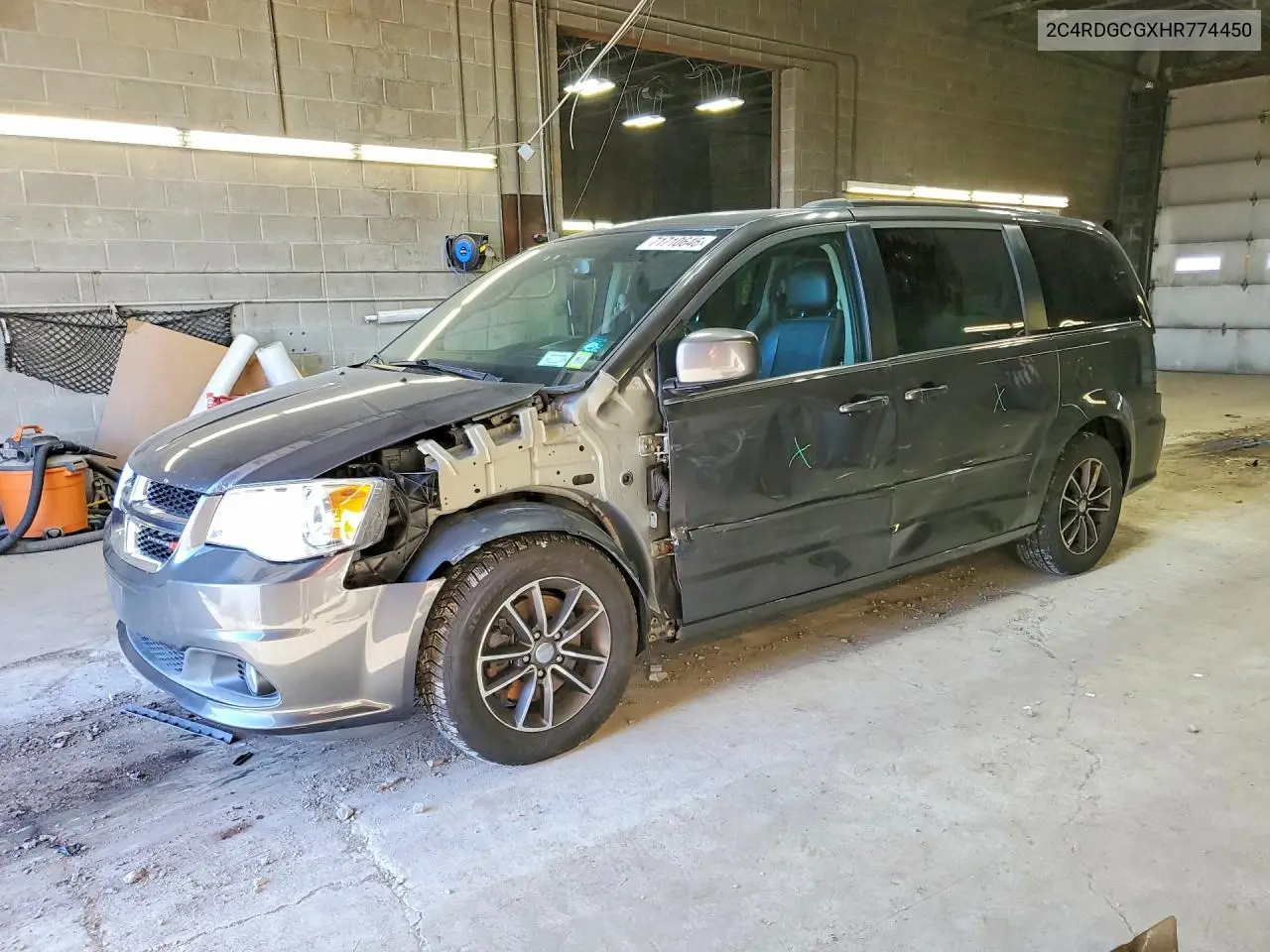 DODGE CARAVAN 2017, VIN 2C4RDGCGXHR774450