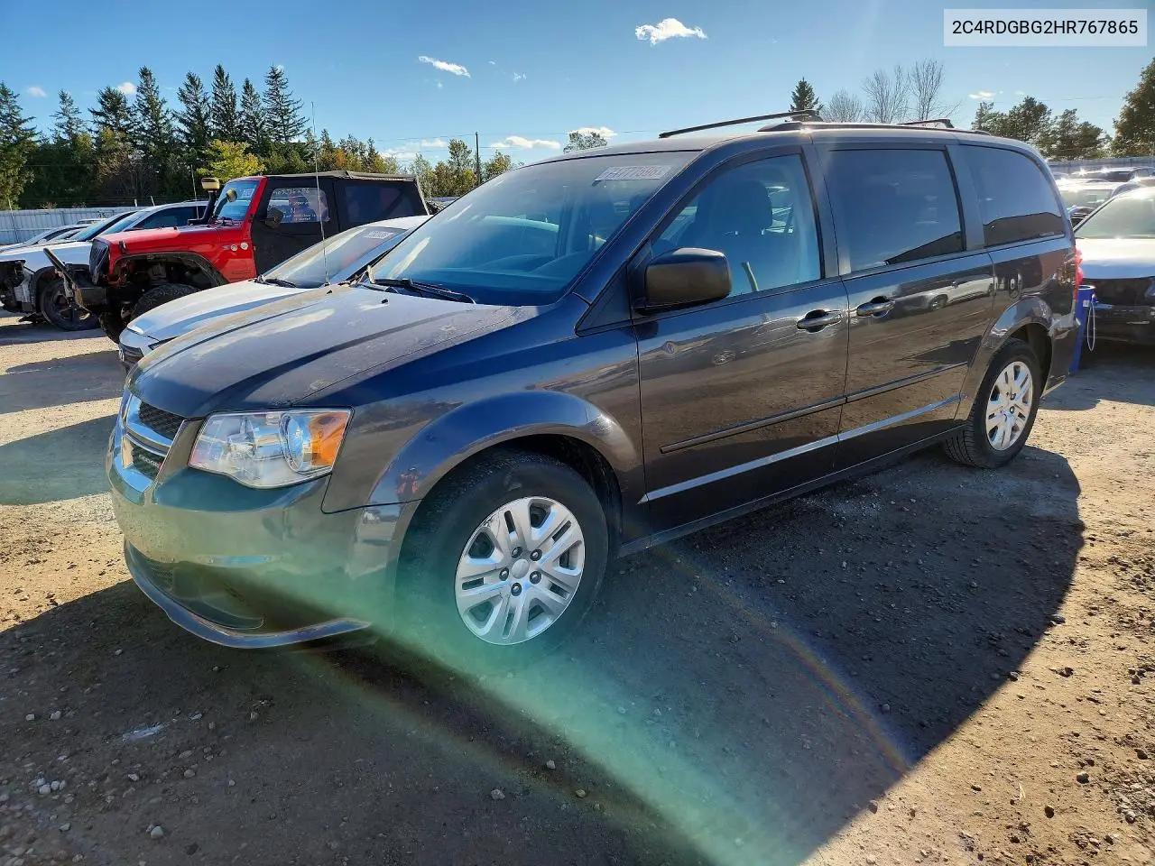 DODGE CARAVAN 2017, VIN 2C4RDGBG2HR767865