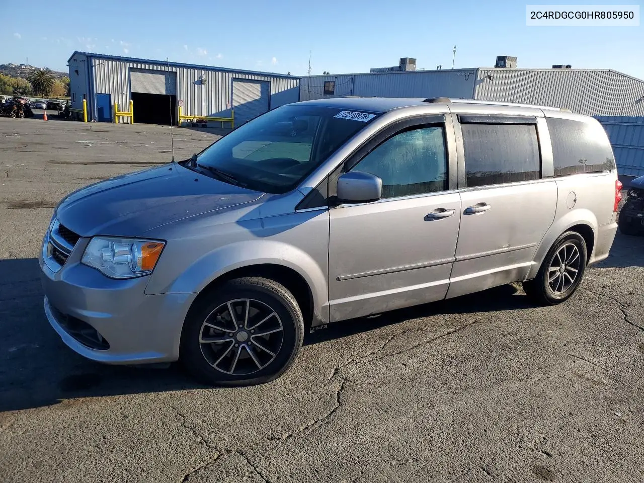 DODGE CARAVAN 2017, VIN 2C4RDGCG0HR805950