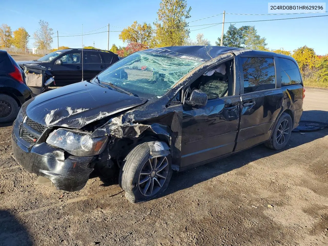 DODGE CARAVAN 2017, VIN 2C4RDGBG1HR629296