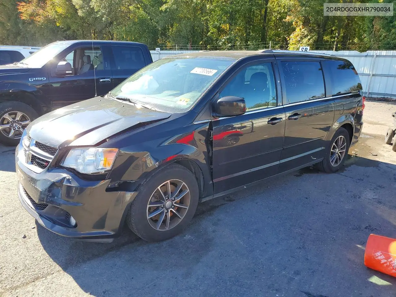 DODGE CARAVAN 2017, VIN 2C4RDGCGXHR790034