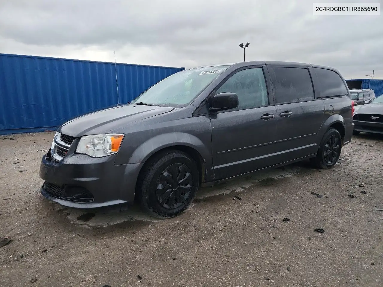 DODGE CARAVAN 2017, VIN 2C4RDGBG1HR865690